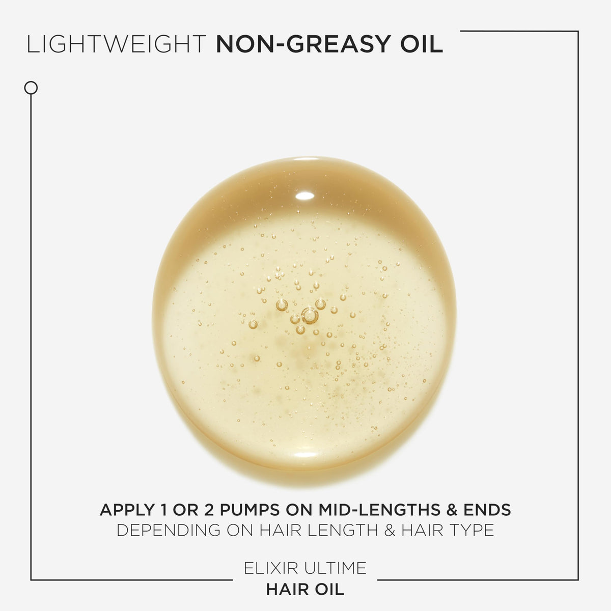 KÉRASTASE Elixir Ultime huile capillaire avant-après