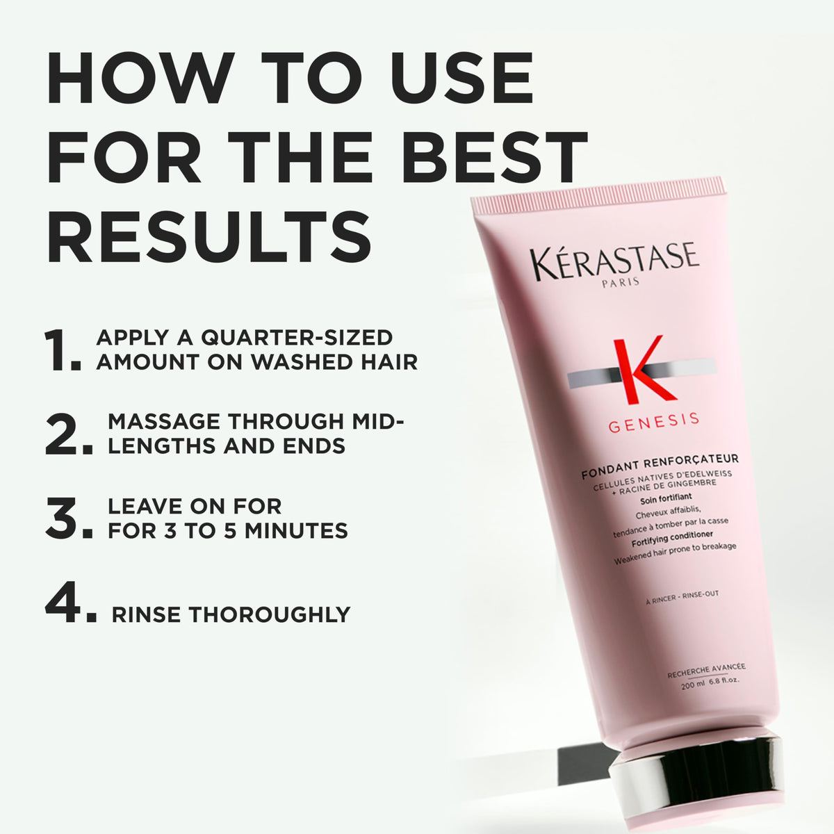 KÉRASTASE Fondant Renforcateur 200ml sur fond blanc