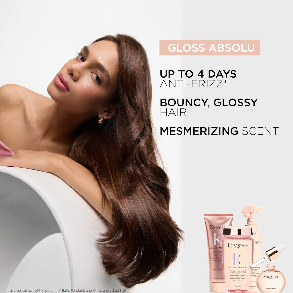 Kérastase Gloss Absolu Lait Anti-Frisottis avec ingrédients naturels