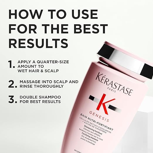 KÉRASTASE Shampooing Nutri-Fortifiant 290g près d'autres produits capillaires
