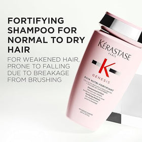 KÉRASTASE Shampooing Nutri-Fortifiant 290g sur un plan de travail