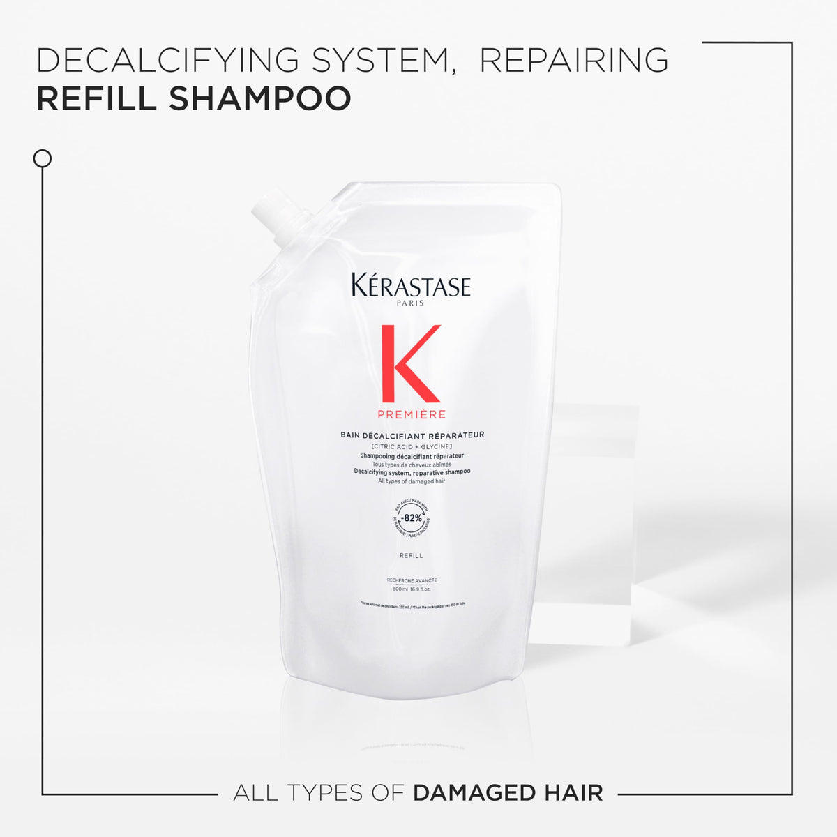 KÉRASTASE Shampooing Réparateur Sans Sulfates 550g arrière de l'emballage