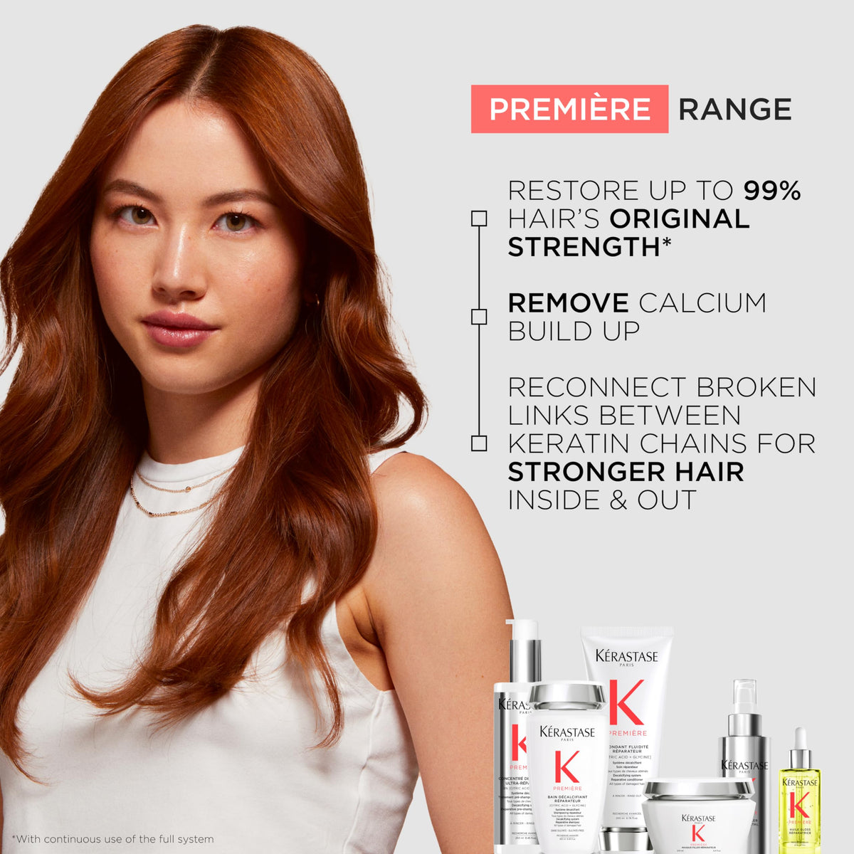 KÉRASTASE Shampooing Réparateur sans Sulfates avec texture de produit