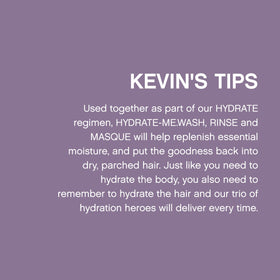 KEVIN.MURPHY HYDRATE-ME.RINSE dans un cadre de salle de bain
