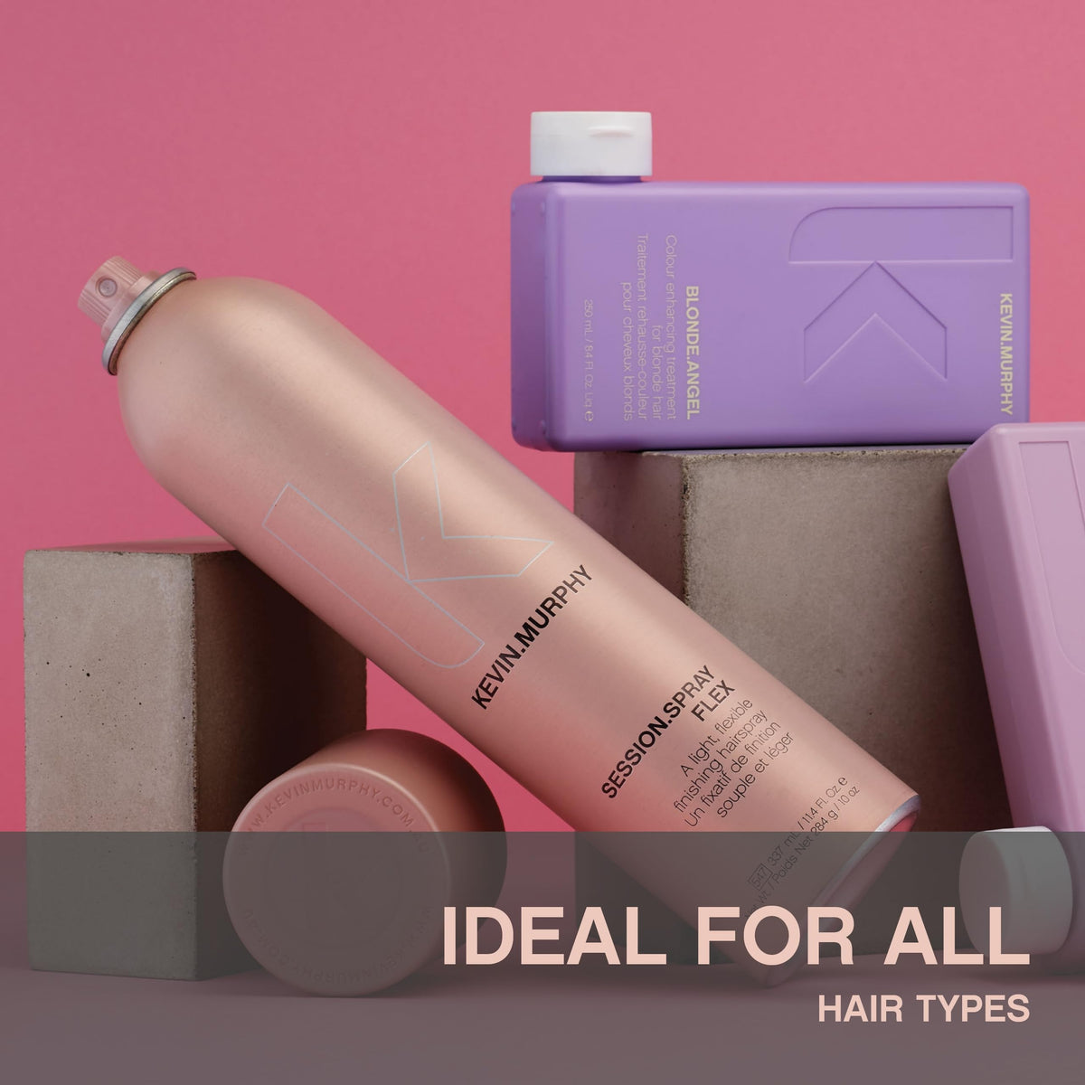 KEVIN.MURPHY SESSION.SPRAY FLEX 337 mL - Résultats sur cheveux