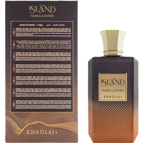 Khadlaj Island Vanilla Dunes Extrait de Parfum sur un fond neutre