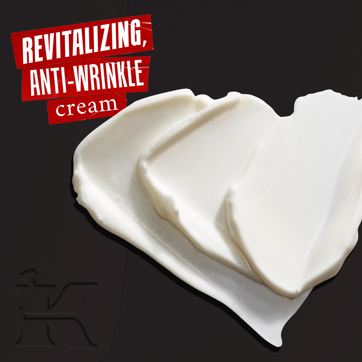 Kiehl's Crème Hydratante Anti-Âge pour Hommes 75 ml texture sur la main
