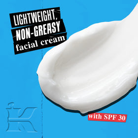 Kiehl's Crème Hydratante Quotidienne SPF 30 arrière avec ingrédients