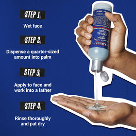 Kiehl's Facial Fuel Gel Nettoyant en utilisation sur le visage