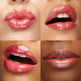 Kiko Milano 3D Hydra Lip Gloss 12 Rouge Amaryllis Pailleté sur les lèvres