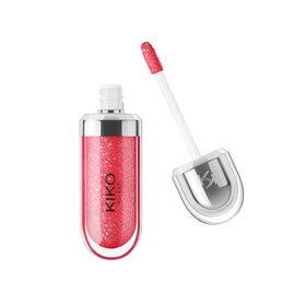 Kiko Milano 3D Hydra Lip Gloss 12 Rouge Amaryllis Pailleté vue avant