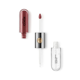 Kiko Milano Unlimited Double Touch 104, rouge à lèvres liquide en packaging élégant