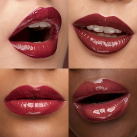 Kiko Milano Unlimited Double Touch 104, rouge à lèvres sur les lèvres avec éclat