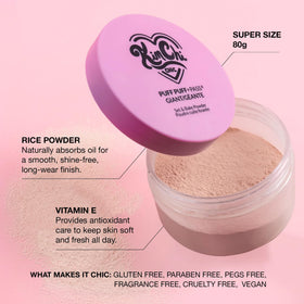 Kimchi Chic Puff Puff Pass Set 80g sur une table de maquillage