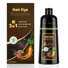 KINGMING shampoo teinture 3 en 1 pour cheveux gris, vue de face