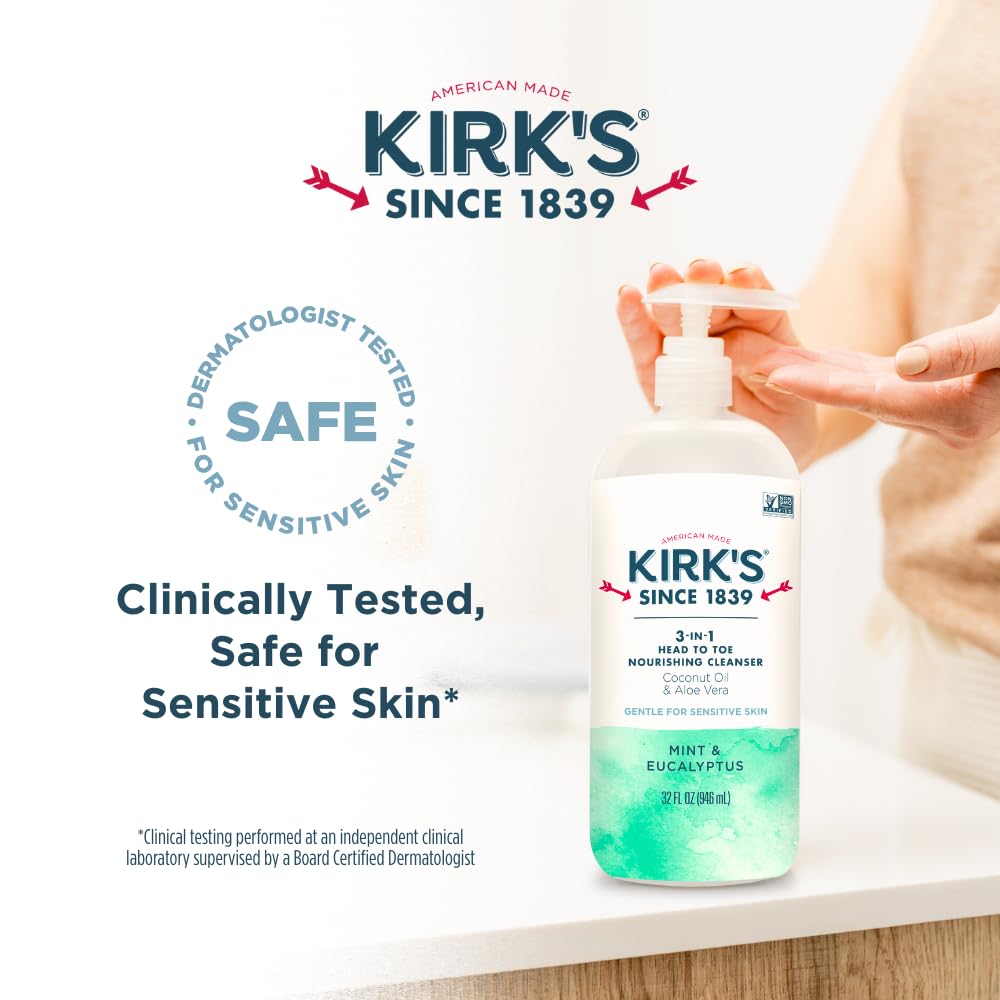 Kirk's nettoyant avec des plantes et des fleurs