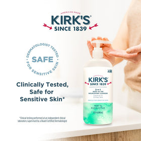 Kirk's nettoyant avec des plantes et des fleurs