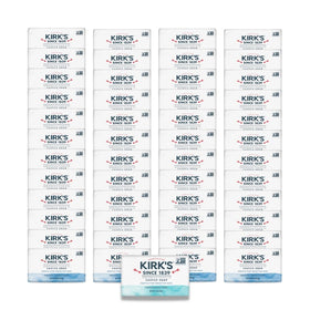 Kirk's Savon de Castille barre 4 oz vue avant avec emballage