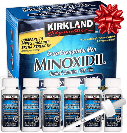 KIRKLAND Minoxidil 5% traitement capillaire vue avant