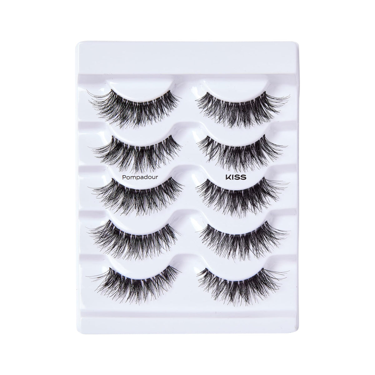 KISS Faux Cils Pompadour 16mm mise en scène avec maquillage