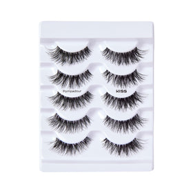 KISS Faux Cils Pompadour 16mm mise en scène avec maquillage