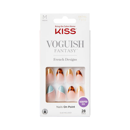KISS Voguish Fantasy faux ongles multicolores en vue de face