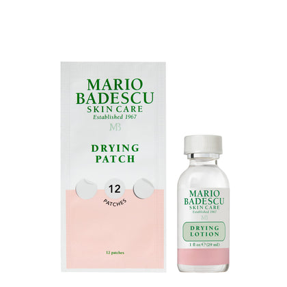Kit Anti-Imperfections AM/PM de Mario Badescu avec lotion et patches