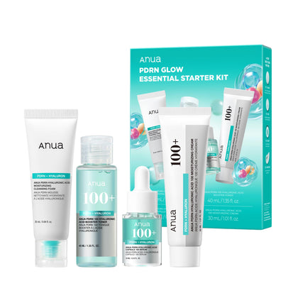 Kit ANUA Salmon DNA PDRN avec mousse, tonique, sérum et crème