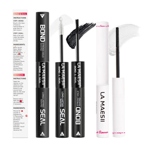 Kit colle à cils La Maesii 10ml et démaquillant 5ml vue de face