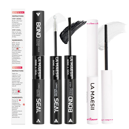 Kit colle à cils La Maesii 10ml et démaquillant 5ml vue de face