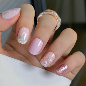 Kit complet CurvLife pour ongles pressés avec colle et onglets adhésifs