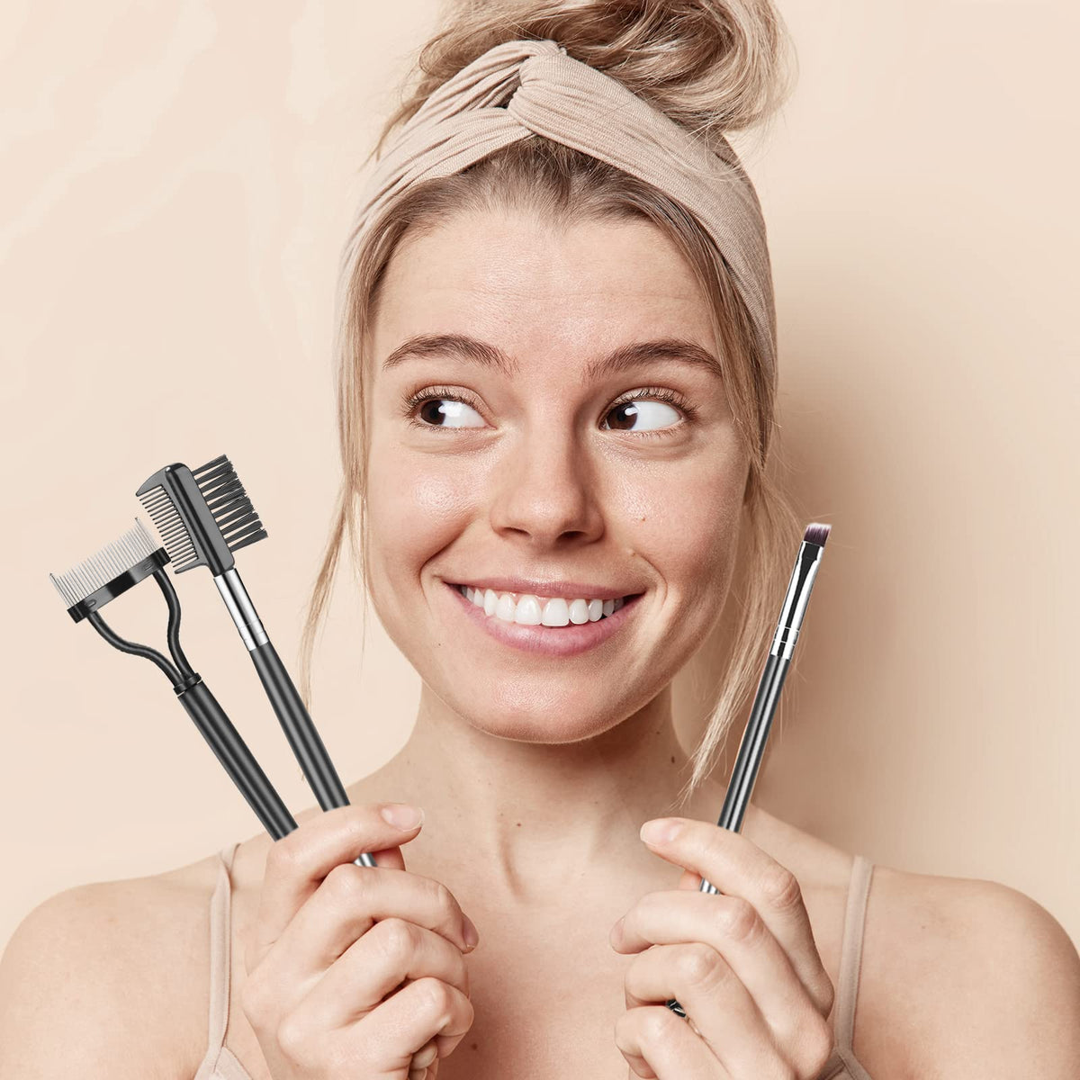Kit complet de brosses SWEET VIEW sur fond neutre