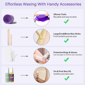 Kit complet de cire BLITZWAX avec huiles nourrissantes