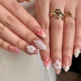 Kit complet de faux ongles MAGLFELL avec lime et pièces adhésives