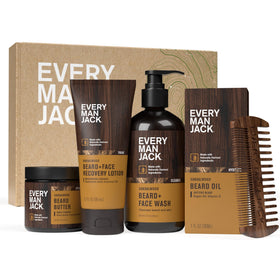 Kit complet de soins de barbe Every Man Jack vue de face