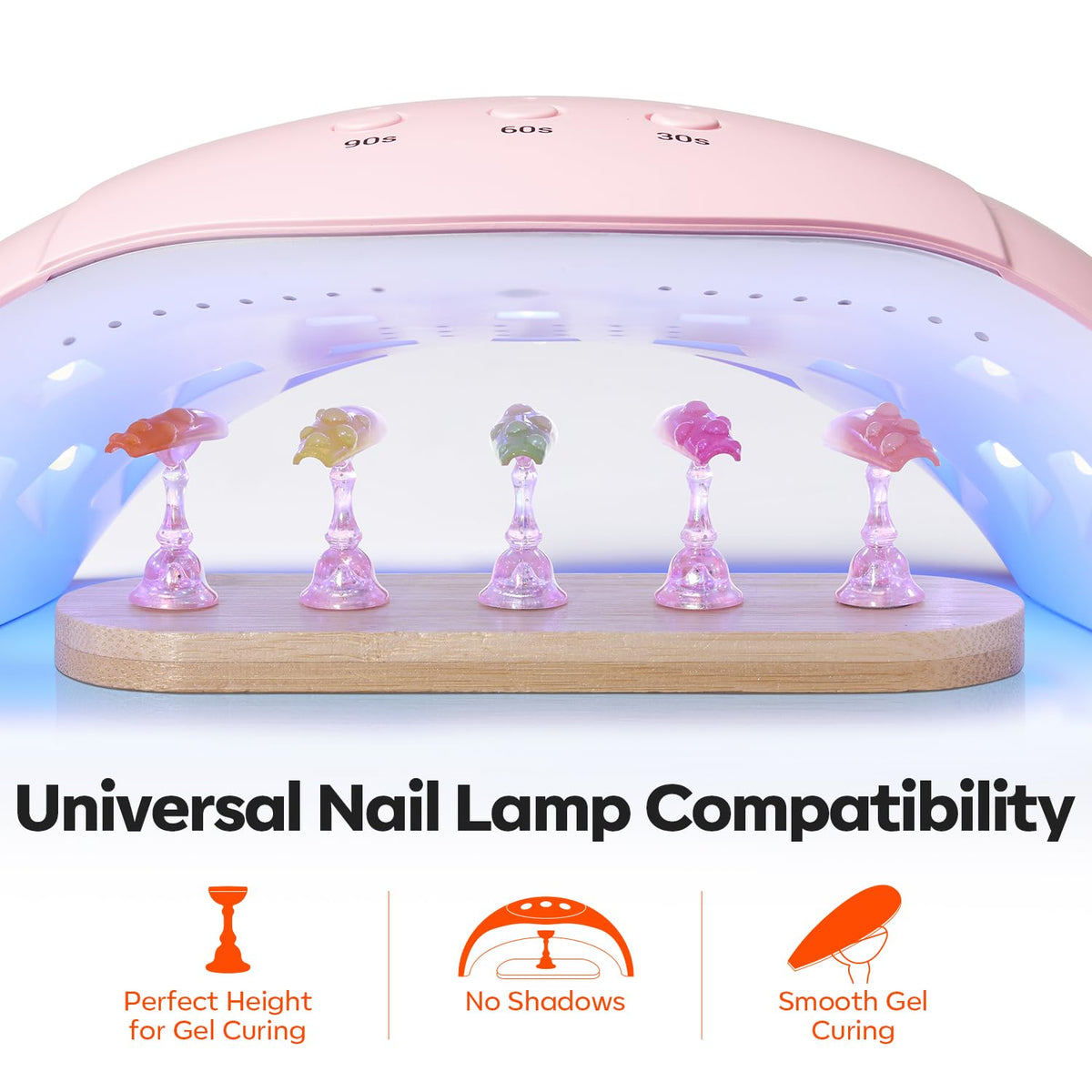 Kit complet de support d'ongles modelones avec accessoires