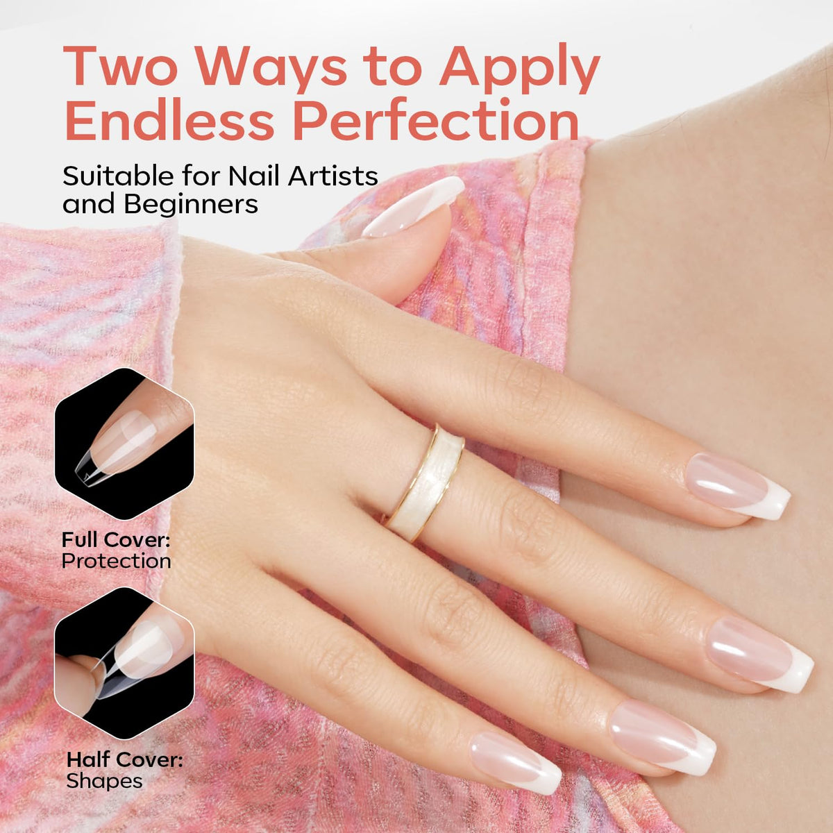 Kit complet de tips à ongles Modelones avec 360 pièces