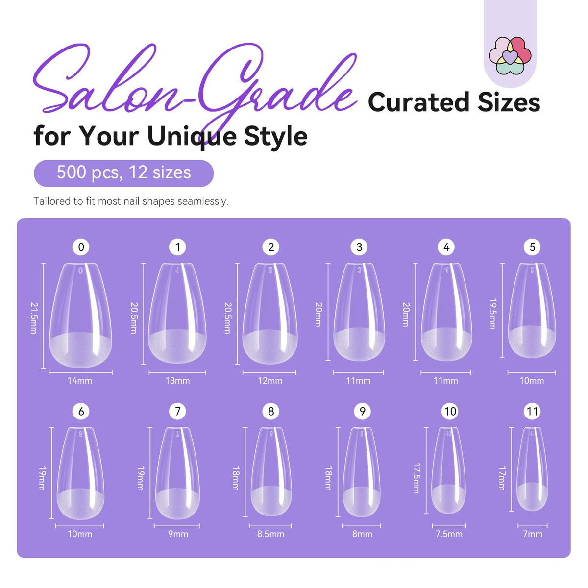 Kit complet de vernis à ongles en gel SAVILAND avec accessoires