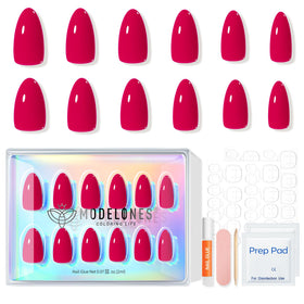 Kit d'application avec colle et accessoires pour faux ongles