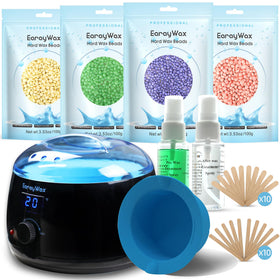 Kit d'épilation à la cire EARAYWAX avec machine et accessoires