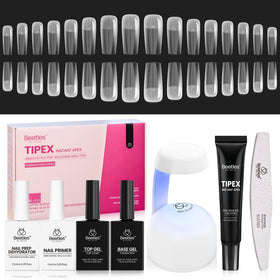 Kit d'Extension d'Ongles Longs Carrés beetles avec 224 pièces