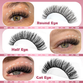 Kit d'extensions de cils Focipeysa avec emballage
