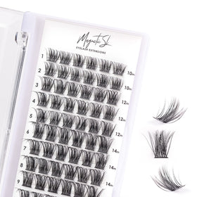 Kit d'extensions de cils individuels Magnetic SL avec 72 clusters