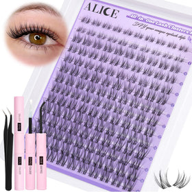 Kit d'Extensions de Cils Naturels ALICE avec 168pcs C-Courbé