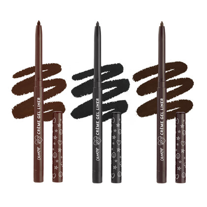 Kit d'eyeliner waterproof ColourPop avec teintes Sunnyvale, Swerve et Brew Haha