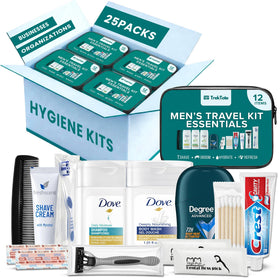 Kit d'hygiène homme Stuhrling Bottle avec produits premium en vue de face