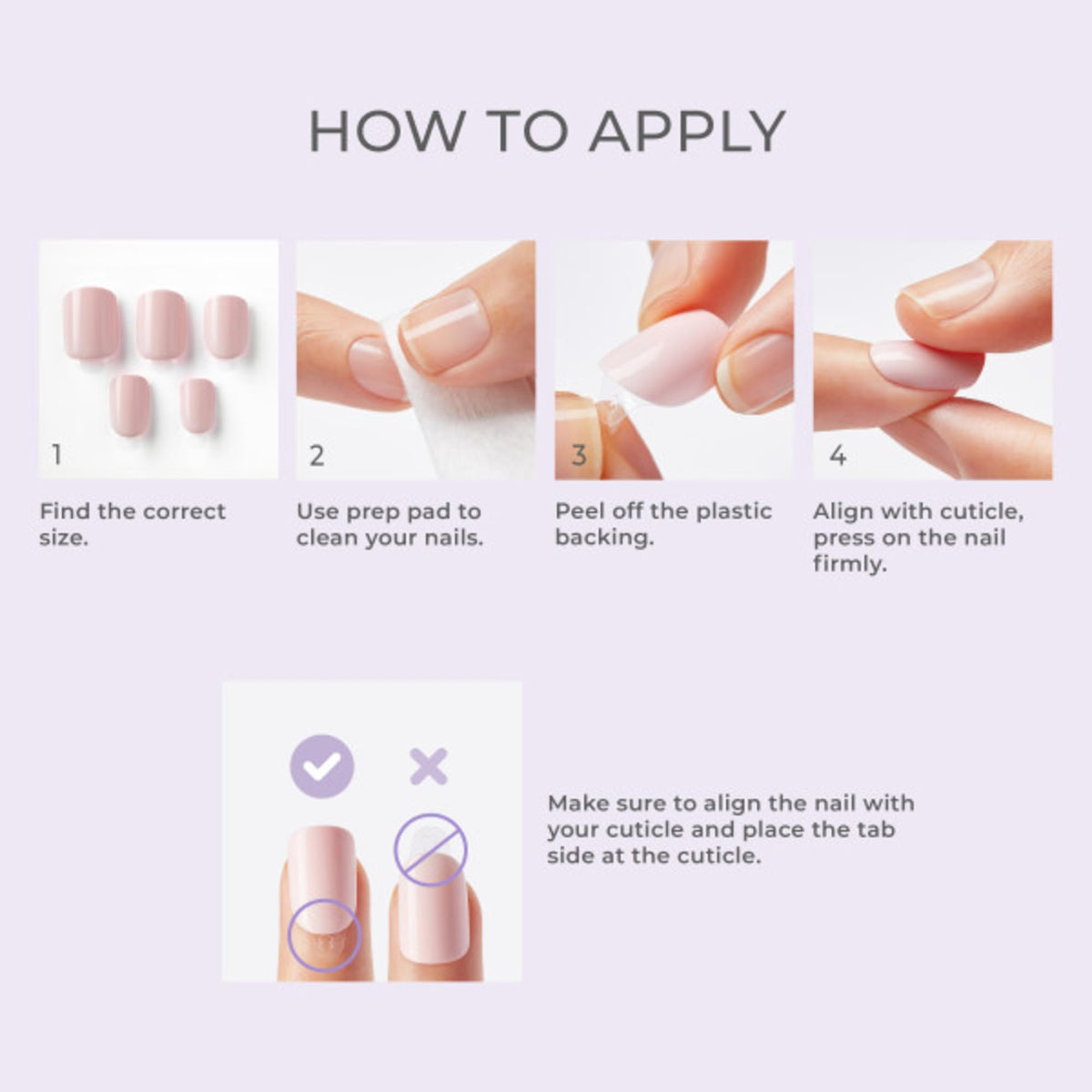 Kit d'ongles imPRESS avec accessoires