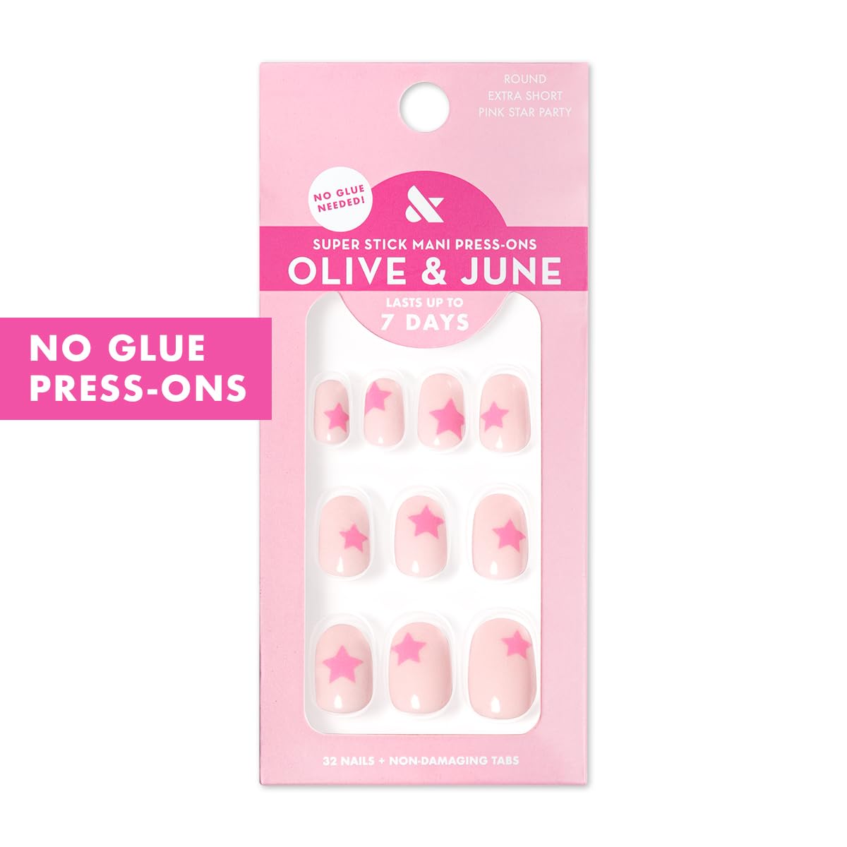 Kit d'ongles press-on avec accessoires Olive & June