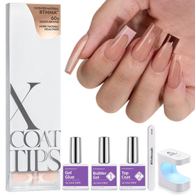 Kit d'ongles press-on BTARTBOXNAILS avec 150 ongles et accessoires