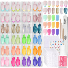 kit d'ongles pressés beetles Gel Polish Chromatic Reverie avec 720 pièces